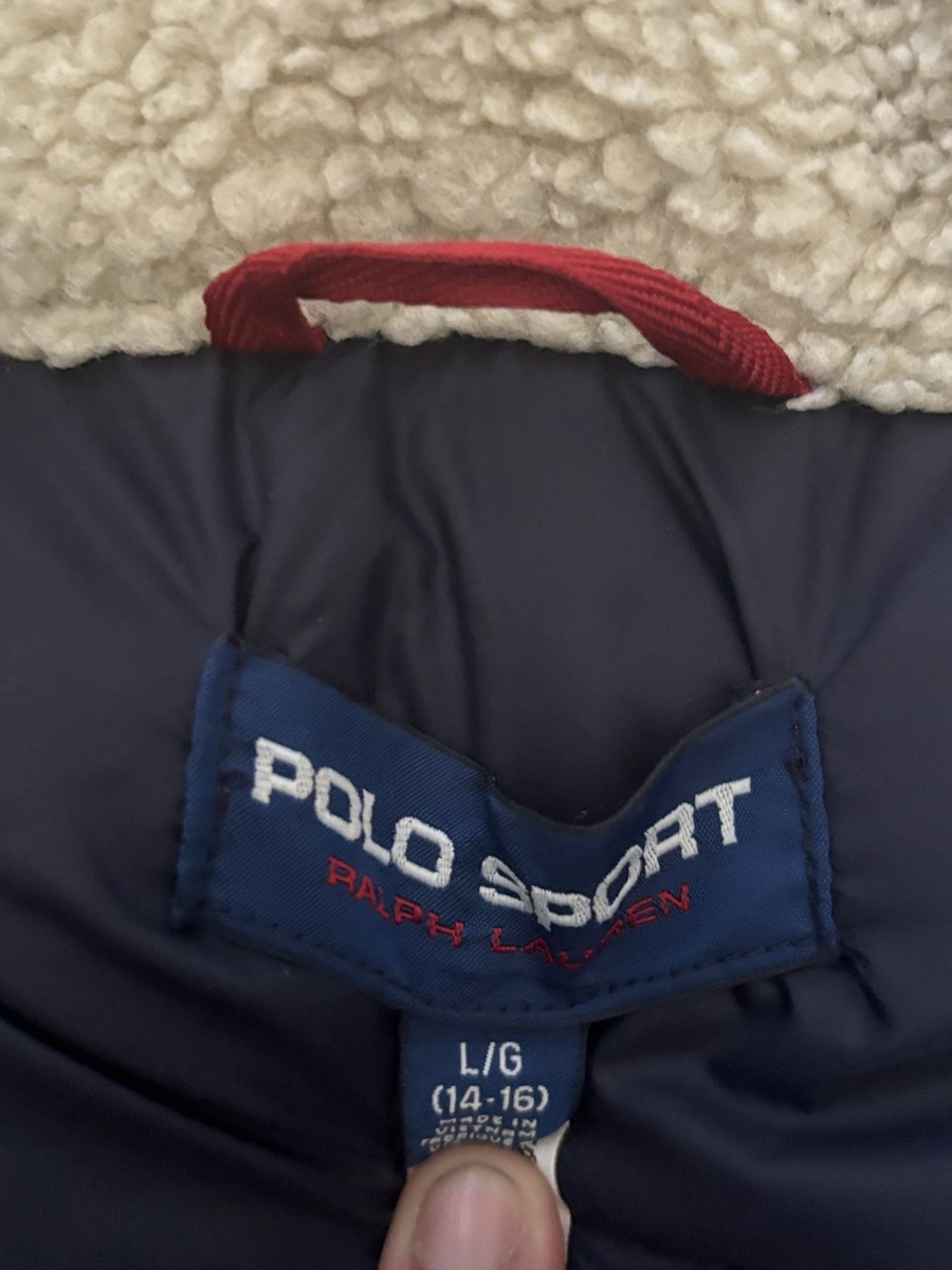 Ralph Lauren Polo Sport Down Red ROCKS 2 BLUE Puffer Jacket Water Repellant View 4
