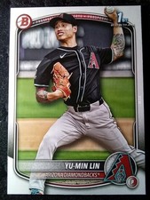 2025 1st Bowman Prospects RC Card # BP-27 Yu-Min Lin Arizona Diamondbacks 
