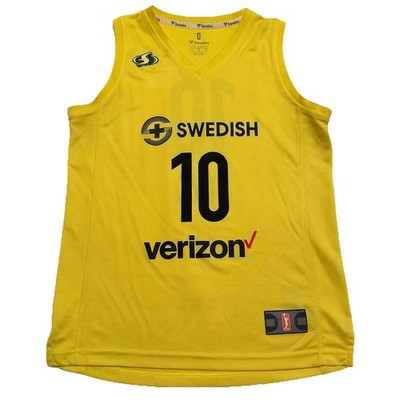 Sue Bird WNBA Seattle Storm Fanatics Yellow Basketball Jersey