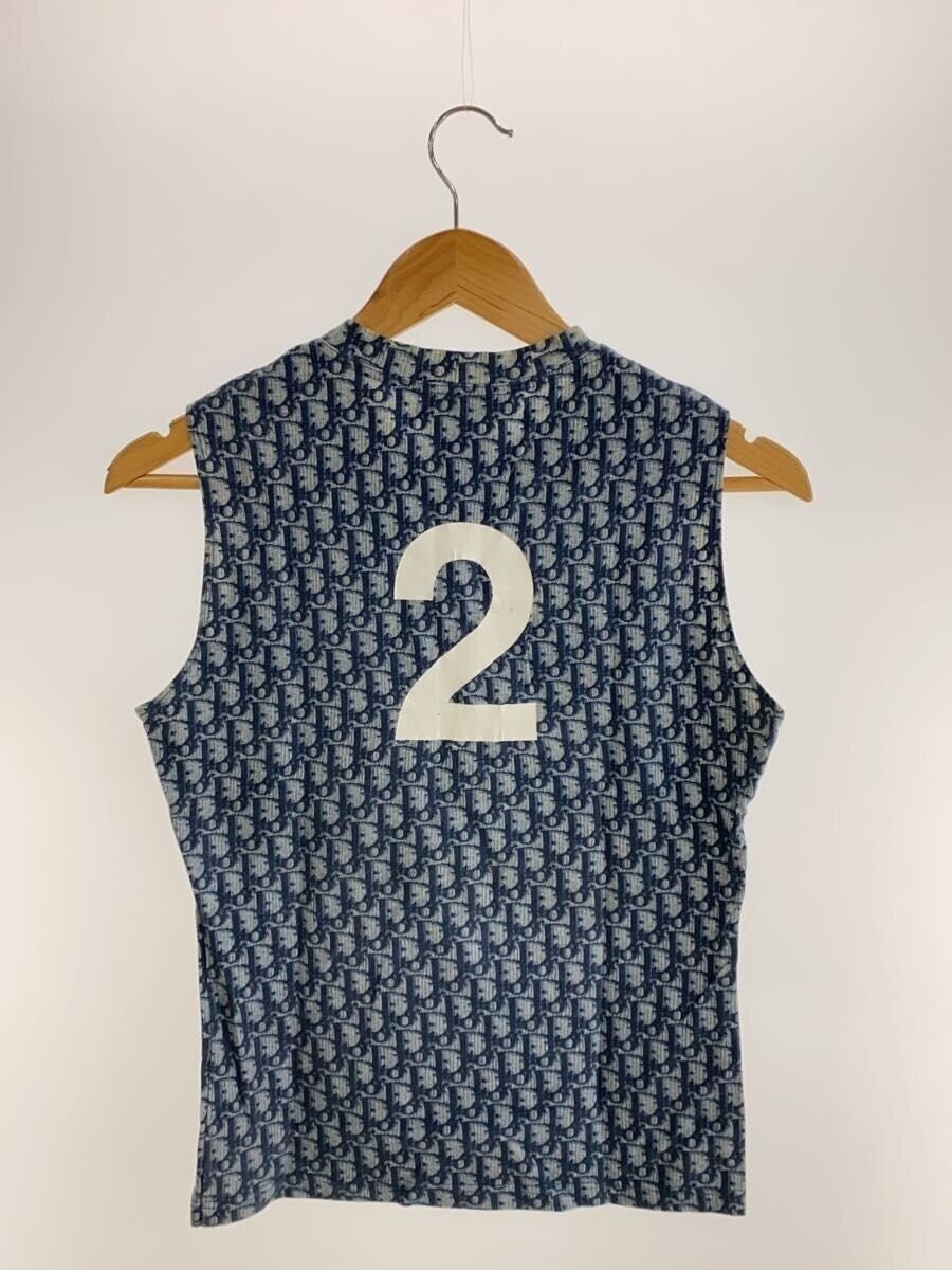 Christian Dior Vintage J'ADORE Logo Tank Top Sleeveless Blue