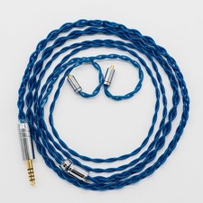 SoundsGood Chrysocolla Cable Silver-Plated OCC OFC MMCX 4.4mm SE215 SE535 SE846