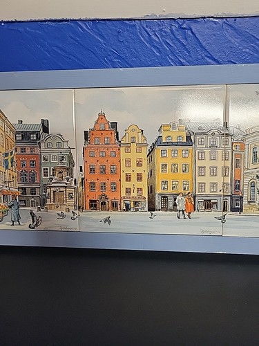 3 Framed Bergquist Imports Swedish Gamla Stan Stockholm Sweden 19.5x7.5 - 第 3/7 張圖片