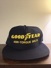 Vintage Goodyear Agri-Torgue Belts Mesh SnapBack Hat Cap USA