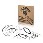 Black Extended Handlebar Cable Kit For Harley Touring 99 07 10