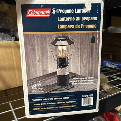 Coleman Propane Lantern w/Electronic Ignition-Model 5154A700-Original Box