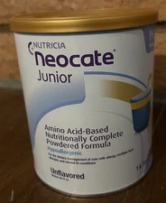 NEOCATE Junior Hypoallergenic Formula Nutricia Unflavored 4 Cans Free Shipping