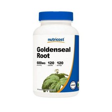 Goldenseal Root Capsules 120 Count 600 Mg by Nutricost