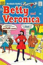 Archie's Girls Betty and Veronica #145 VG 4.0 1968 Stock Image Low Grade