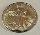 1997 Silver American Eagle with Beautiful Edge Toning Unc. FREE SHIPPING