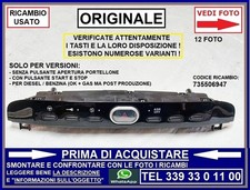 PLANCIA PULSANTIERA TASTI PULSANTI CENTRALE 4 FRECCE CITY FIAT PUNTO EVO