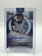 2025 Bowman’s Best Cubs Matt Shaw Auto