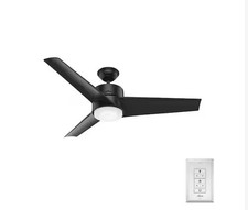Hunter Havoc 54 in. Weather Max LED Indoor/Outdoor Matte Black Ceiling Fan
