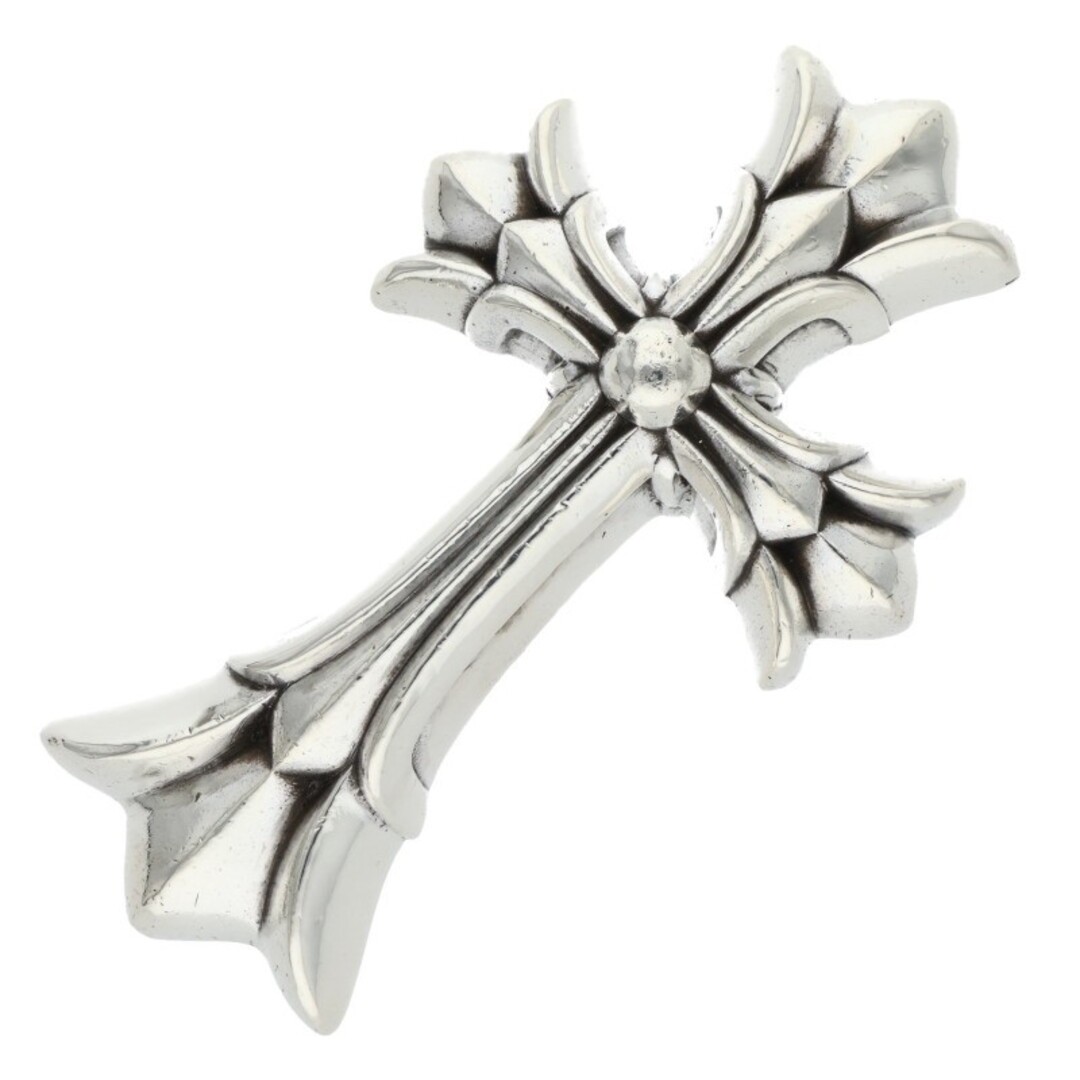 Chrome Hearts DBL CH CRS LRG large Double Cross Silver Necklace Top Men's Used 9 thumbnail 2