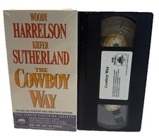 The Cowboy Way Demo promo Screener VHS 1994  Woody Harrelson Kiefer Sutherland