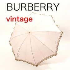 Burberry Folding Parasol Without Uv Protection Nova Check Frill Women umbrella A