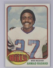1976 Topps Ahmad Rashad #383 2f4