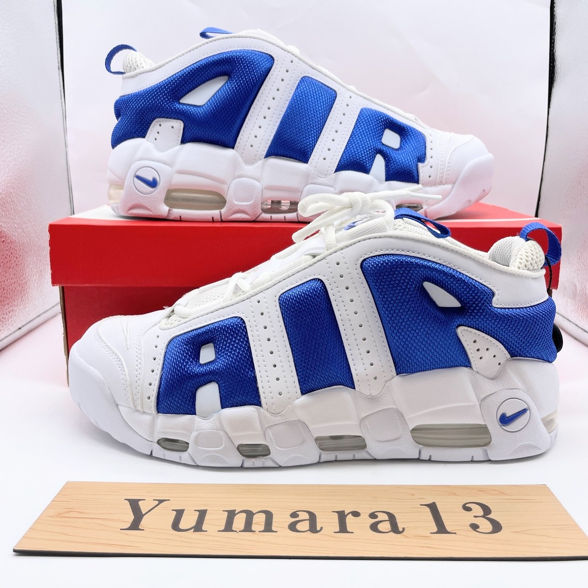 Nike Air More Uptempo 白/青 Available Now // Nike Air More Uptempo Low 