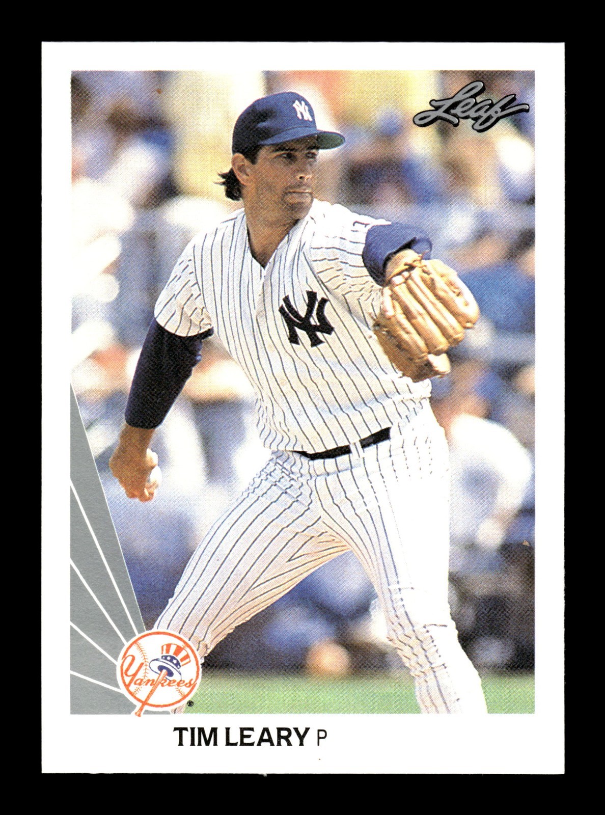 TIM LEARY ⚾ 1990 Leaf Baseball #148 NY Yankees