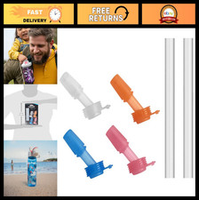 Kids Replacement Bite Valve Straws for CamelBak Eddy - Multi-Color 4-Pack