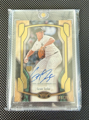 Topps 2026 Tier One Grant Taylor Break Out Autographs Auto /299 White Sox BOA-GT