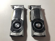 x2 GeForce GTX 1080 Founders Edition 8GB GDDR5X - 2 Graphics Cards