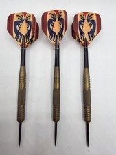 Vintage Set of Brass Darts With Flights - 22g
