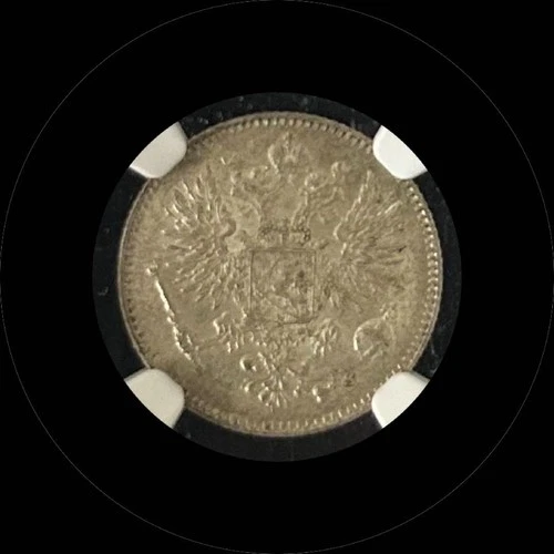 Finland 50 Penny Silver Coin 1916S NGC MS65 World Coins / 41