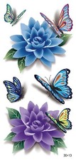 Temporary Tattoos for Women Girls Kids, Waterproof and Non-toxic Fake B0CVH2Z3LR