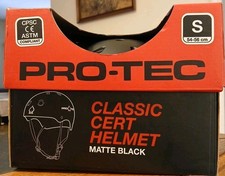 ProTec Classic CERTFIED Helmet Matte Black [Sz Small]