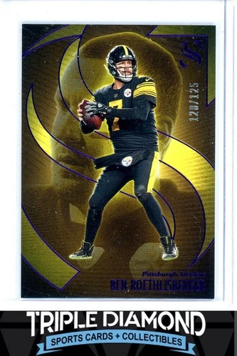 2025 Panini Silhouette Football Purple Ben Roethlisberger #47
