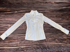 Lululemon Define Nulu Women's Ultra Light Grey Zip Jacket SZ 4 LW4CI1S RN 106259