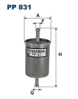 Filtron Pp 831 Kraftstoff Filter FüR Alfa Romeo,Audi,Bitter,CitroëN,Daewoo,Fiat,
