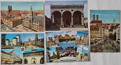 Postkarten Lot 5 x MÜNCHEN Bayern Munich Bavaria Postcards ungelaufen ~1960/80