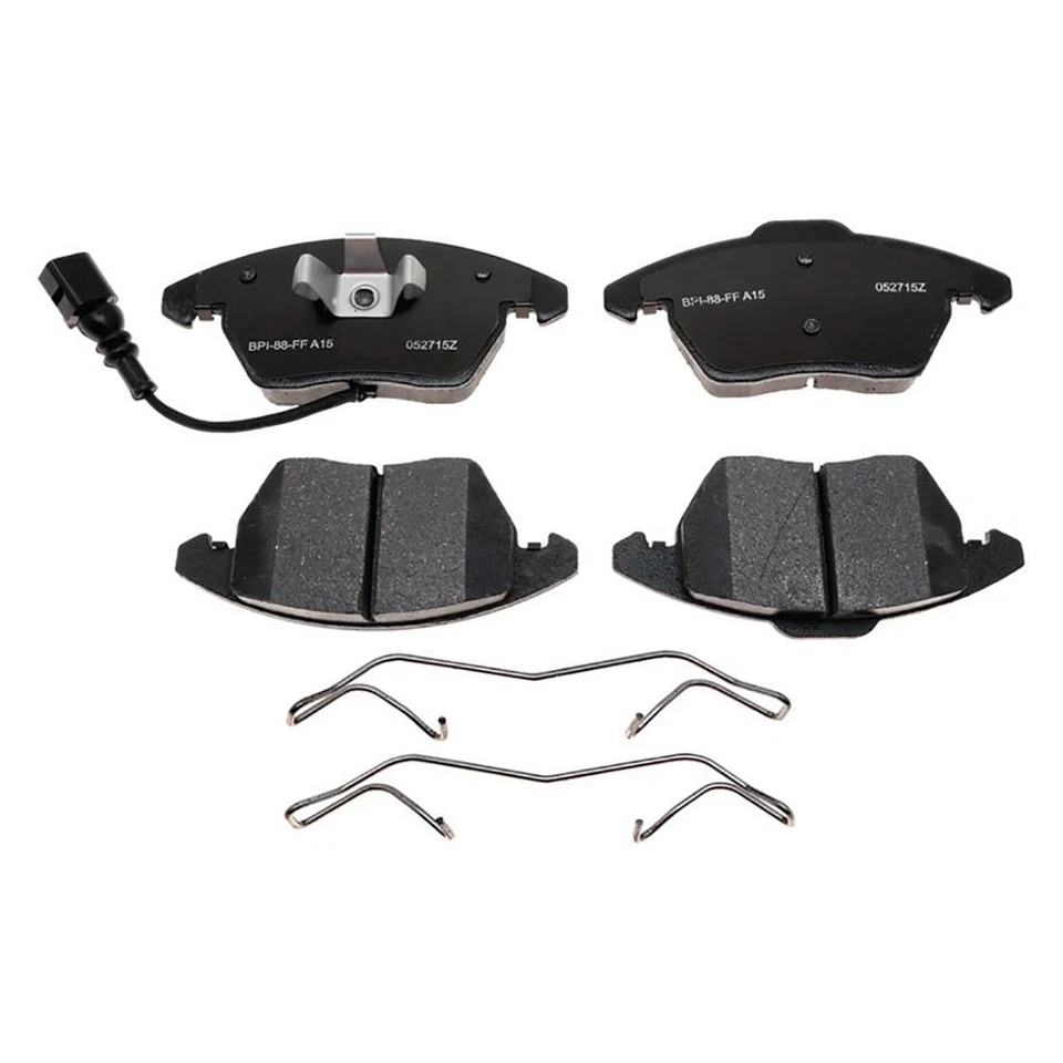 Kit de rotores de freno y pastillas de cerámica delanteros traseros para Volkswagen Rabbit 2006-2009 Foto 2 de 4