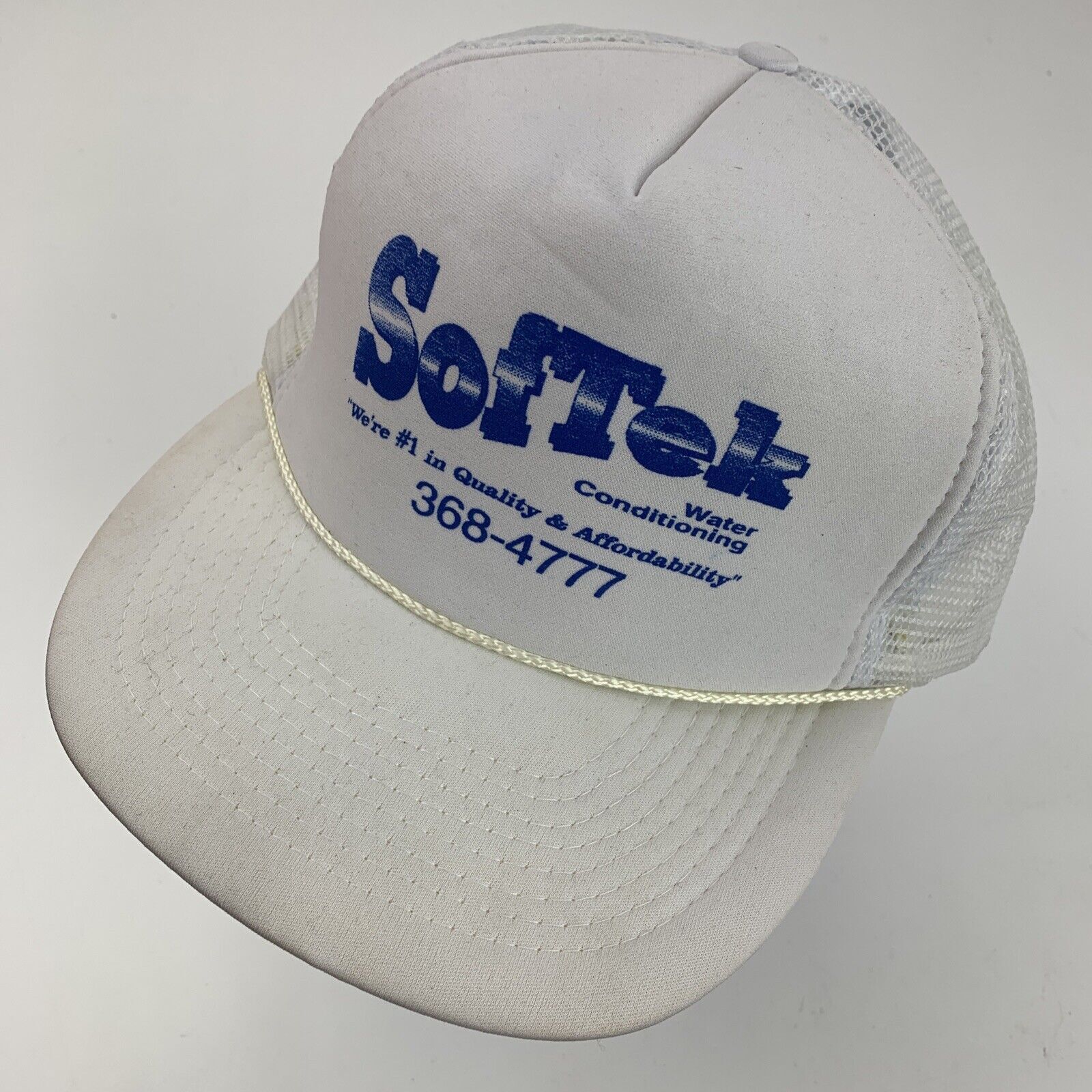 Softek Water Conditioning Trucker Ball Cap Hat Sn… - image 1