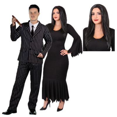 PAARE HALLOWEEN GOTHIC KOSTÜME HERR UND FRS TV FILM FILM FIGUR