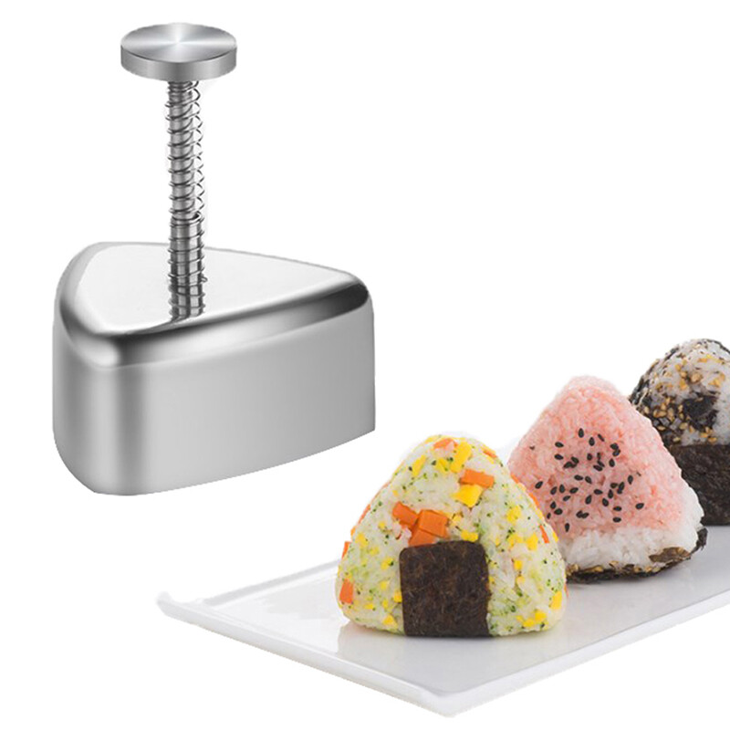 Hemoton Triangle Sushi Rice Ball Mold - Easy Onigiri Maker For Kids & Home Kitchen