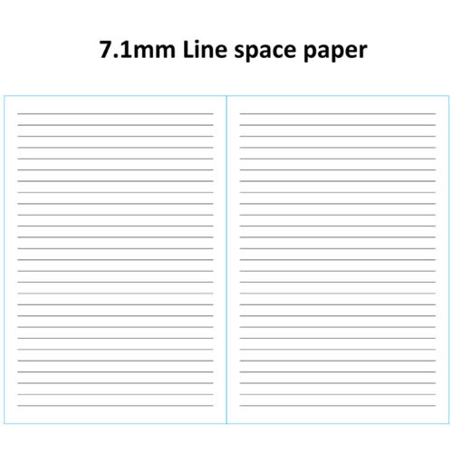 200 pagine A5 notebook diario cartaceo rivestito in finta pelle spesso 100 GSM college - Foto 5 di 22