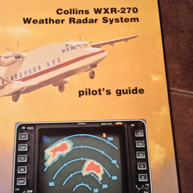 Collins WXR270 Radar Pilot's Guide eBay