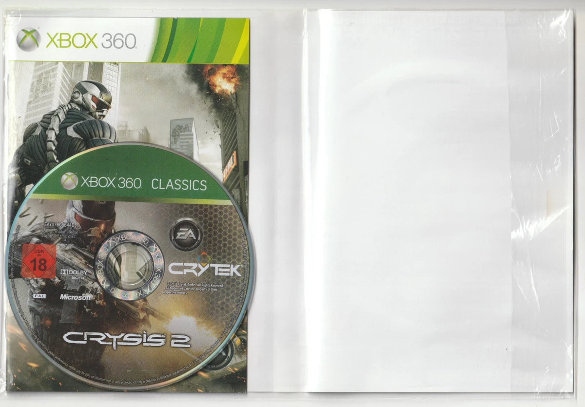✪ CRYSIS 2, Electronic Arts/Microsoft 2011 XBOX 360 VIDEOJUEGO EXCELENTE