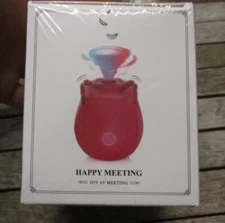 Happy Meeting Joy at Meeting Rose Shaped Mini Massager for Women RED