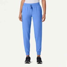 JAANUU Women Silex Slim Scrub Jogger Ceil Blue Multiple sizes available 