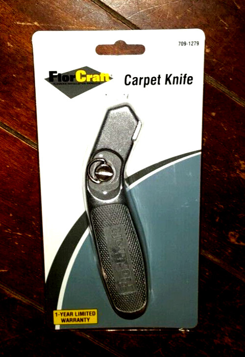 FlorCraft Carpet Knife with Die-Cast Aluminum Construction - Item #709-1279