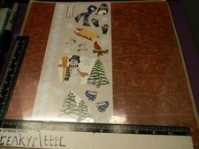 CREATIVE MEMORIES WINTER ADDITIONS 12 X 12 SNOWMAN TREES SCRAPBOOK CREAKYATTIC
