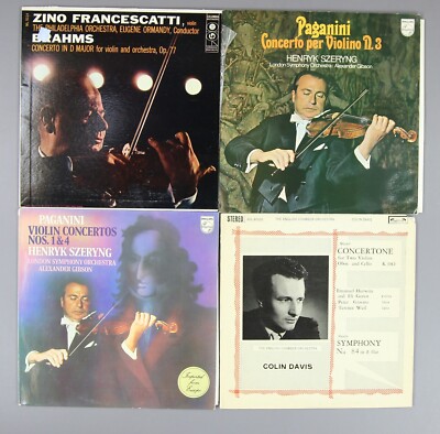 Lot of 35 Violin Concerto LPs Rabin Morini Oistrakh Szeryng Auclair Grumiaux &c
