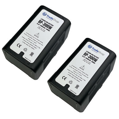 2x Li-Ion V-Mount Akku 21000mAh D-Tap für Godox VL300 VL200 VL150, SWIT BL-200 
