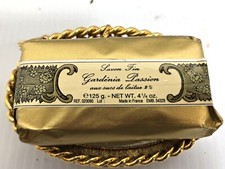 VTG ANNICK GOUTAL GARDENIA PASSION SOAP & MATSON STYLE GOLD ROPE SOAP DISH