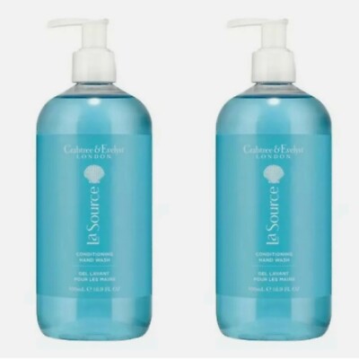 Crabtree & Evelyn LA SOURCE Conditioning Hand Wash Soap 16.9 oz X 2