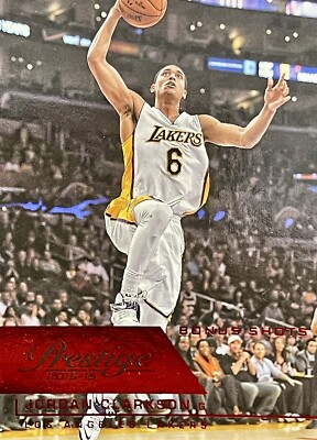2015-16 Panini Prestige #/199 JORDAN CLARKSON Los Angeles Lakers