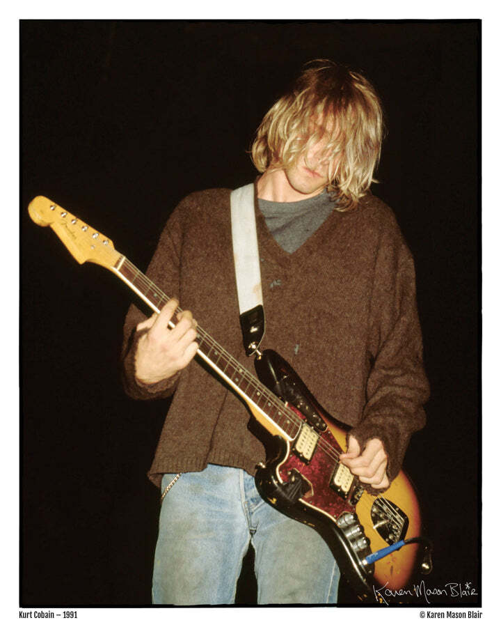 Kurt Cobain Lithium Nirvana photo 8x10 signed old school promo - 1991